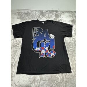 Los Angeles Clippers x UNK T-Shirt Men's Size 2XL Black NBA Short Sleeve EUC